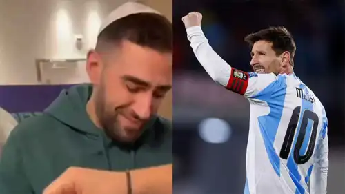 ليونيل ميسي والأسير الإسرائيلي