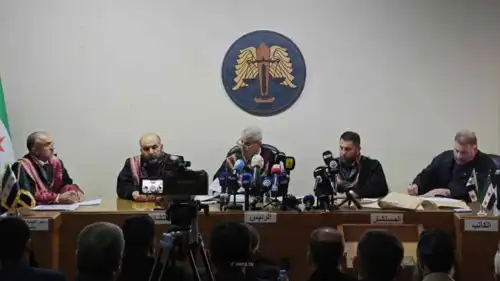 جانب من أولى جلسات المحاكمة العلنية في أحداث الساحل