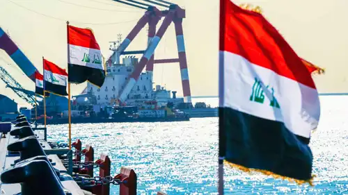 أحد الموانئ العراقية