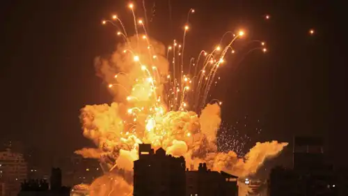 قصف إسرائيلي سابق على قطاع غزة