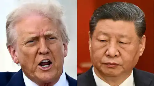 الرئيسان الصيني شي جين بينغ والأمريكي دونالد ترامب