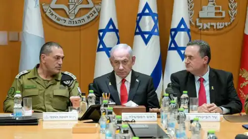 نتنياهو في اجتماع مع وزير الدفاع ورئيس الأركان