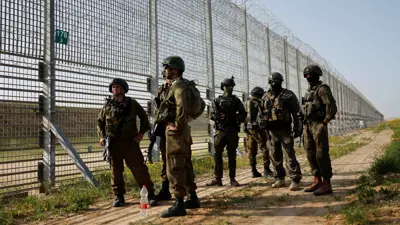 السياج الحدودي بين إسرائيل وغزة