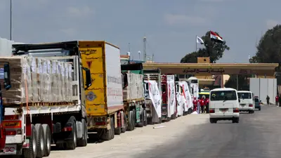 معبر رفح من الجانب المصري