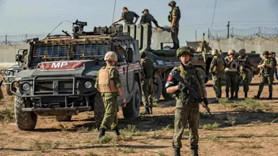 قوات روسية في القامشلي