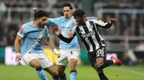 مباراة نيوكاسل ومانشستر سيتي في كأس الاتحاد الإنجليزي