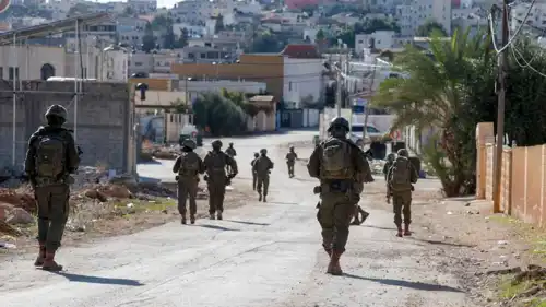 الجيش الإسرائيلي خلال عملية في طوباس