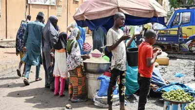 أحد أسواق عاصمة النيجر نيامي 