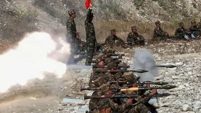 عناصر من الجيش الكوري الشمالي