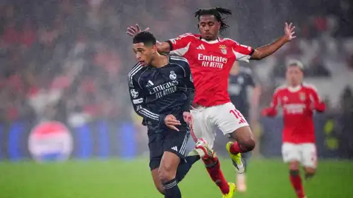 مباراة ريال مدريد وبنفيكا في دوري أبطال اوروبا