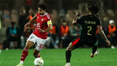 مباراة الأهلي المصري والجيش الملكي المغربي بدوري أبطال إفريقيا