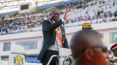 الرئيس الغابوني برايس أوليغي نغيما