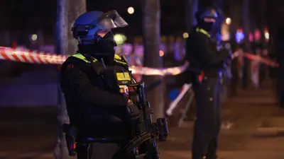 الشرطة الألمانية في مكان الحادث