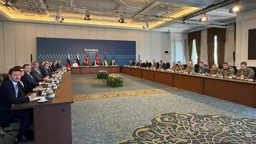 محادثات سابقة بين أوكرانيا وروسيا في تركيا