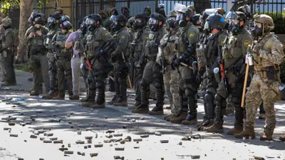 تأهب الحرس الوطني في لوس أنجلوس