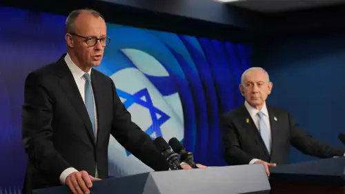 فريدريش ميرتس وبنيامين نتنياهو