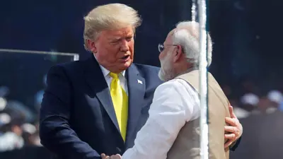 ترامب ومودي في لقاء سابق