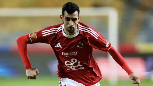 يوسف بلعمري في ظهوره بمباراة الأهلي والإسماعيلي