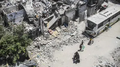 الدمار في قطاع غزة