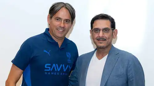 نواف بن سعد وإنزاغي في معسكر الهلال السعودي