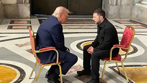 لقاء سابق جمع ترامب وزيلينسكي