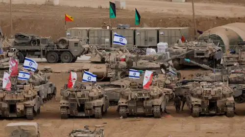 حشود عسكرية إسرائيلية في قطاع غزة