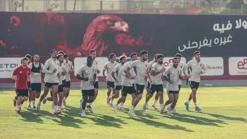 تدريبات فريق الأهلي المصري