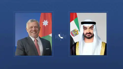الشيخ محمد بن زايد والملك عبدالله الثاني