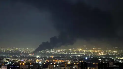 غارة جوية على العاصمة الإيرانية طهران