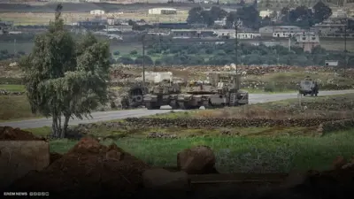 قوات إسرائيلية في حوض اليرموك جنوب سوريا