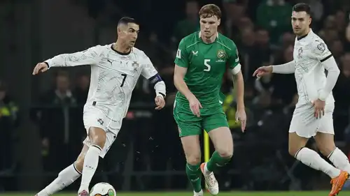 رونالدو في مباراة البرتغال وأيرلندا