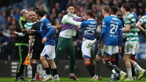 اشتباكات ديربي رينجرز وسلتيك