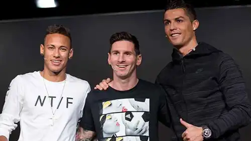 رونالدو وميسي ونيمار