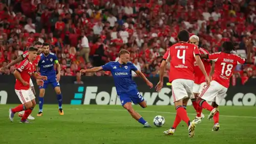 مباراة بنفيكا وكارباغ في دوري أبطال أوروبا