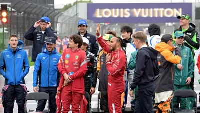 هاميلتون سائق فريق فيراري في سباق أستراليا