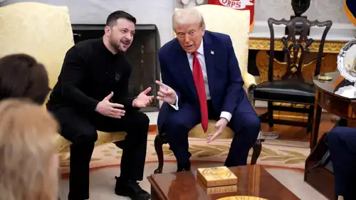 ترامب وزيلينسكي في لقاء سابق