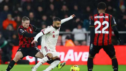 مباراة بورنموث ضد ليفربول في الدوري الإنجليزي