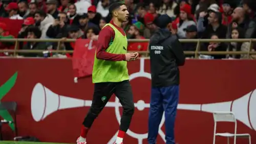 أشرف حكيمي نجم منتخب المغرب