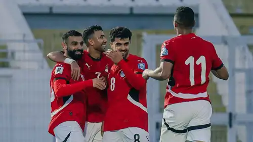 محمد صلاح بقميص منتخب مصر