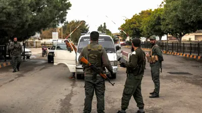 نقطة تفتيش في سوريا