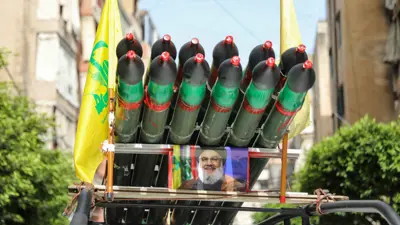 من استعراض عسكري سابق لحزب الله