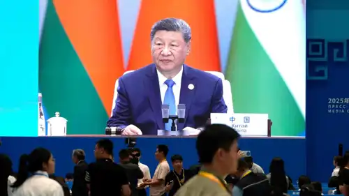 الزعيم الصيني خلال قمة افتتاح قمة شنغهاي