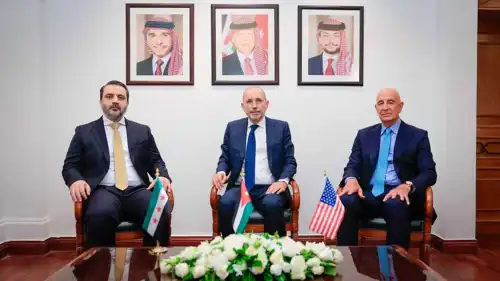 من اليمين باراك الصفدي والشيباني