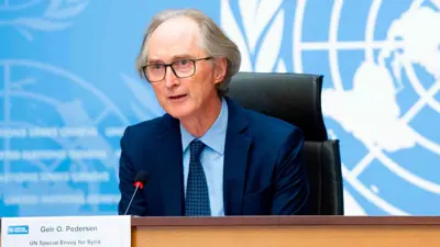 المبعوث الأممي إلى سوريا غير بيدرسون