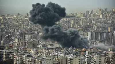 غارة إسرائيلية على الضاحية الجنوبية خلال الحرب الأخيرة