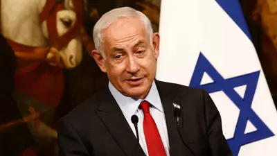 رئيس الوزراء الإسرائيلي بنيامين نتنياهو