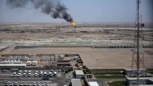 حقل مجنون النفطي الواقع في جنوب العراق