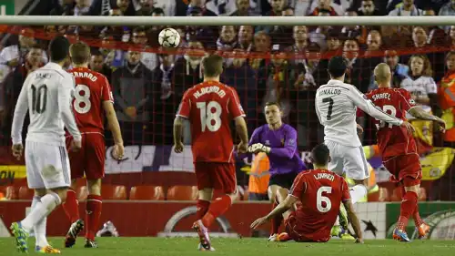 مباراة سابقة بين ريال مدريد وليفربول