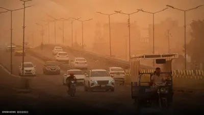 عاصفة ترابية في العراق