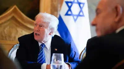 دونالد ترامب وبنيامين نتنياهو